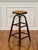 Victorian Antique Industrial Oak and Iron Drafting, Architect Swivel Stool With Cane Seat, Circa 1900 For Sale - Image 3 of 9