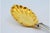 Silver Fruit Spoon with Golden Shell and Handle with Grooves and Reliefs For Sale - Image 6 of 8