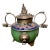 19th Century Chinese Silver, Jade & Cloisonne Censer For Sale