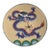 Late 20th Century Cloisonné Dragon Plate For Sale