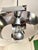 Silver Vintage Chrome and Metal Pendant Light, 1970 For Sale - Image 8 of 11