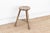 Primitive Japandi Wood Stool For Sale - Image 4 of 6