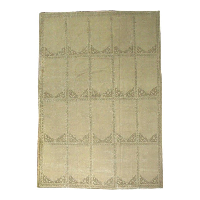 Antique Zabihi Collection Turkish Oushak Rug - 10' x 17'3" For Sale