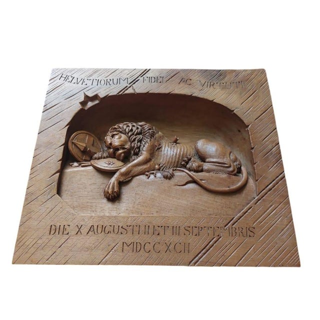 Black Forest Lion, Brienz, 1920 For Sale - Image 4 of 6