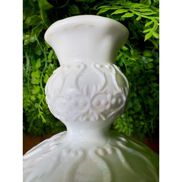 Vintage Fenton Art Glass "Silver Crest" Candlestick Holders For Sale In Baltimore - Image 6 of 8