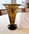 Large Murano Style Tortoise Glass Footed Vase For Sale In New York - Image 6 of 11