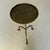 Spanish Hand-Forged Iron Drinks Table With Hammered Top and Gold Patina For Sale - Image 12 of 13
