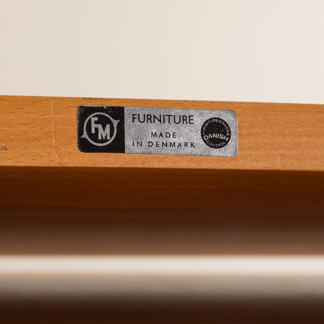 Three Bay Wall Unit in Beech from FM Møbler, 1970s For Sale - Image 18 of 18