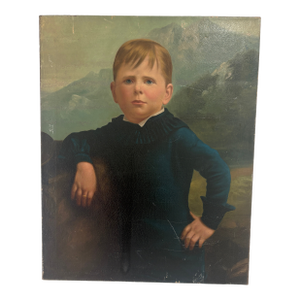 Late 19th Century Paint of Young Boy