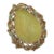 Bochic "Capri" Vintage Natural Aquamarine Ring Set In 18K White Gold & Silver For Sale