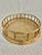 Vintage Brass Faux Bamboo Chinoiserie 12” Oval Gallery Tray For Sale - Image 4 of 8