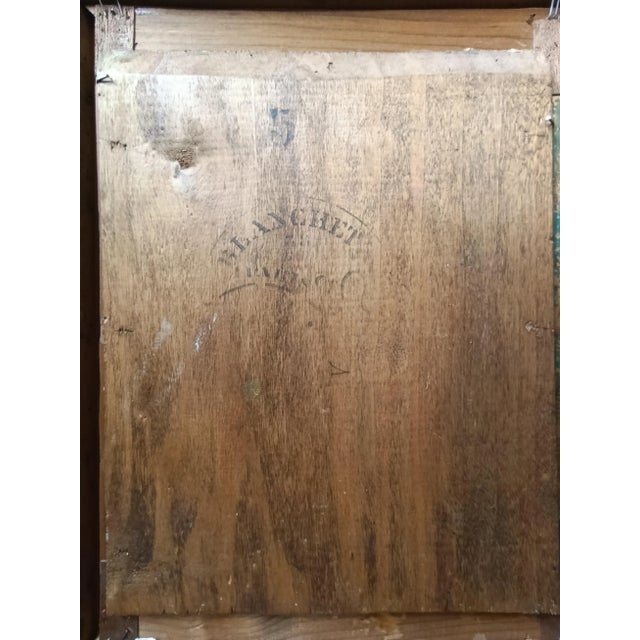 Gillaz, Landscape, 1950s, Oil Painting on Board For Sale - Image 9 of 10