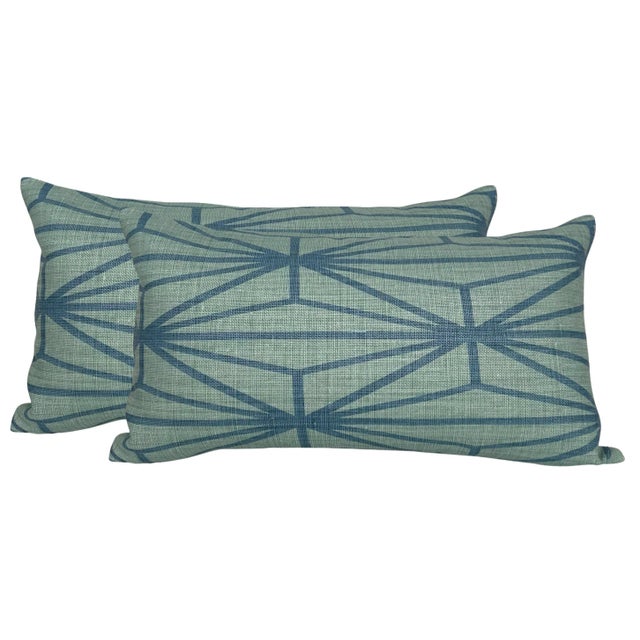 ⭐️ Ships Within 2 Days On the Front: Katana Printed Fabric On the Back: Ivory Linen Fabric 100% Linen Fabric All pillow...