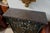 Marble and steel decorative register case. Brass accents