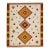 2020s Modern Kilim Handmade Multicolor Geometric Wool Rug For Sale
