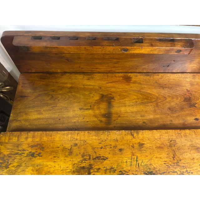 Solid Maple Workbench, G. Christiansen, Chicago For Sale - Image 9 of 14