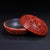 Chinese Red Cinnabar Lacquer Carved Lidded Box For Sale - Image 10 of 10