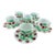 1970s Richard Ginori Cherries Cup & Saucer Italy - Set of 6 For Sale