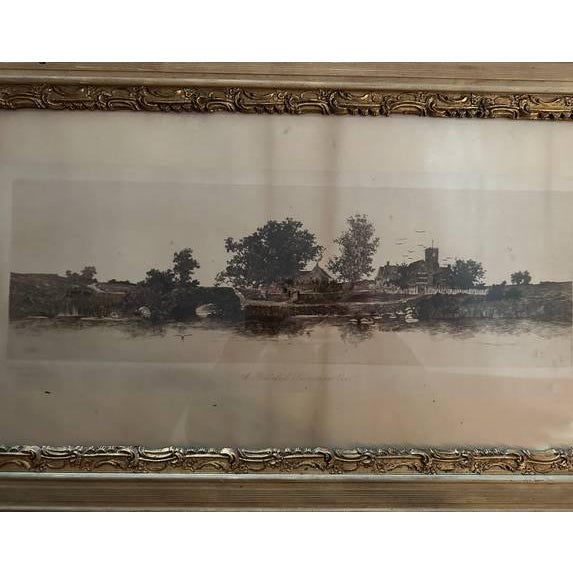 Late 19th Century Ernest C. Rost Etching - "A Peaceful Summer Eve" For Sale In New York - Image 6 of 7