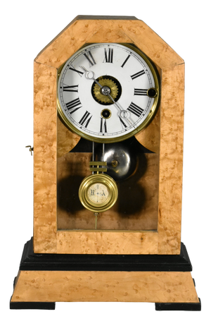 Antique Mantel Clock with Alarm, 1890s