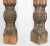 Antique Orient Hand-Carved Wooden Pillar Column, Swat Valley Pakistan, 1890s For Sale - Image 6 of 11