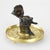 Late 19th Century Egyptian Revival Figural Pharaoh Bronze & Brass Inkwell With Glass Insert C1880 For Sale - Image 5 of 8