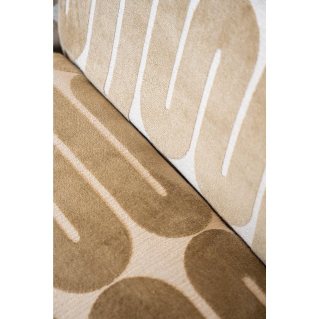 Vintage Modulair Sofa in Geometric Velvet Fabric, 1970s, Set of 7 For Sale - Image 11 of 18