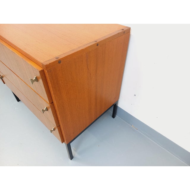 Wood Vintage Sideboard by Guariche Mortier Motte for Arp Minvielle, 1960s For Sale - Image 7 of 18
