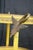 19th C French Yellow Toleware Tiered Tray Table Stand Chinoiserie Pastoral Scene For Sale - Image 14 of 18