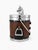 English Equestrian Horse Ice Bucket in Dark Brown Faux Leather, 1970s For Sale - Image 4 of 8