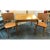 Mid-Century Modern William A. Berkey for John Widdicomb Walnut Side Chairs With Faux Leather Seats - A Pair For Sale - Image 11 of 12