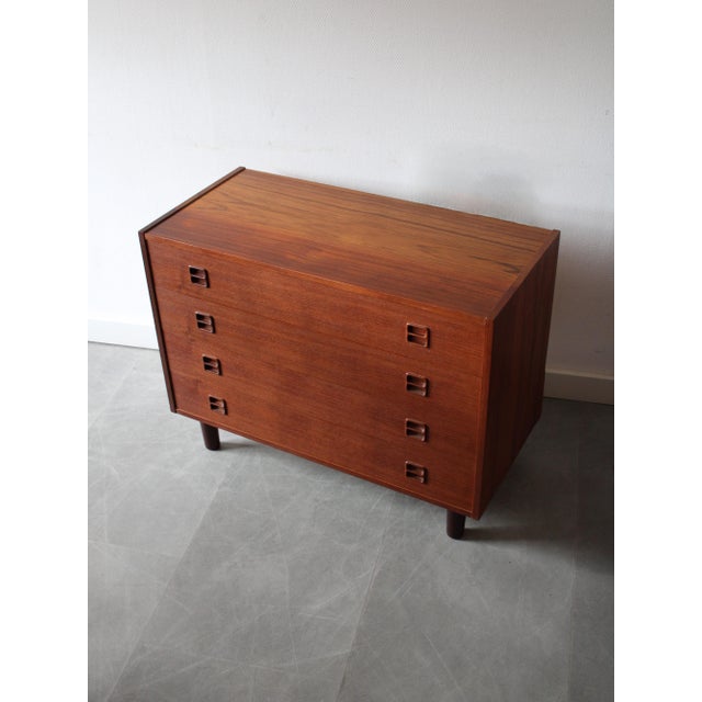 Vintage Danish Chest of Drawers in Teak, 1960s For Sale - Image 6 of 8