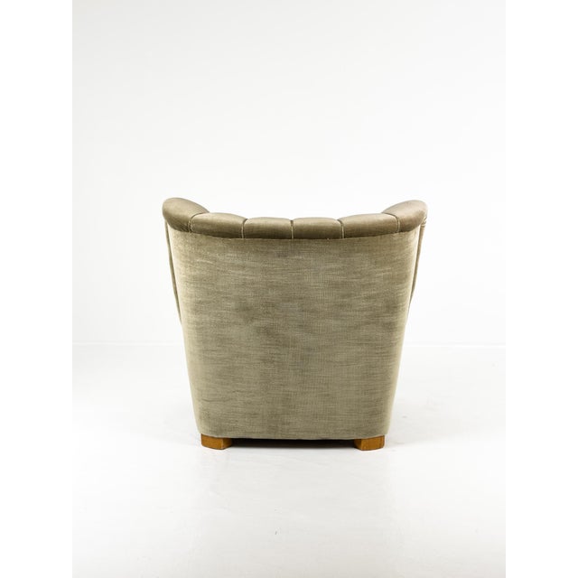 Swedish Modern Easy Chair, Sweden, 1940s For Sale - Image 6 of 11