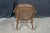 2 Antique American Country Oak Farmhouse Ladderback Chairs Cane Seat Pair For Sale - Image 18 of 18