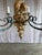 Italian Rococo Painted Wood & Iron 6-Light Chandelier With Fruit Garland For Sale - Image 10 of 10