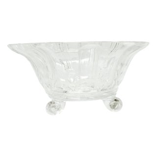 Art Deco German Crystal Bowls, 1930s, Set of 2 For Sale