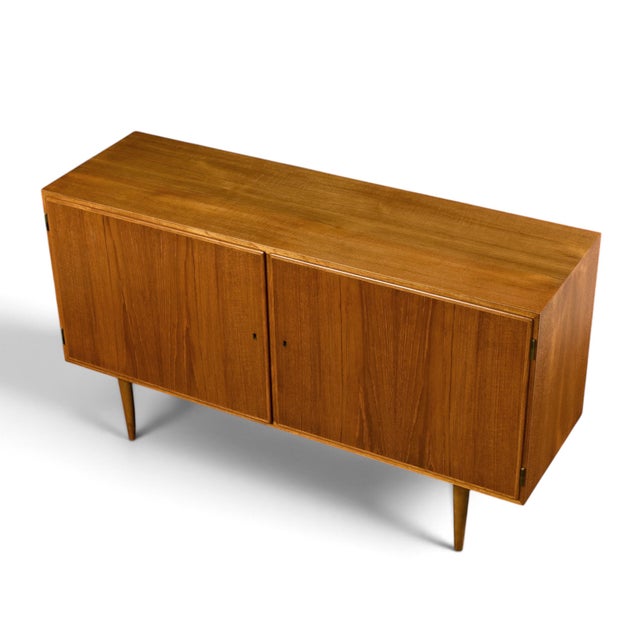 Mid-Century Modern Poul Hundevad 54.5 Inch Danish Modern Teak Credenza For Sale - Image 3 of 15
