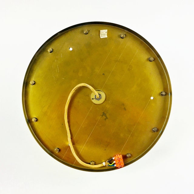 Large Mid-Century Modern Flower Flush Mount in Murano Glass and Brass by Ernst Palme for Palwa, Germany, 1970s For Sale - Image 10 of 12