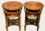 Pair Louis XV Revival Marquetry Salon Tables With Porcelain Plaques, C. 1900 For Sale - Image 11 of 18
