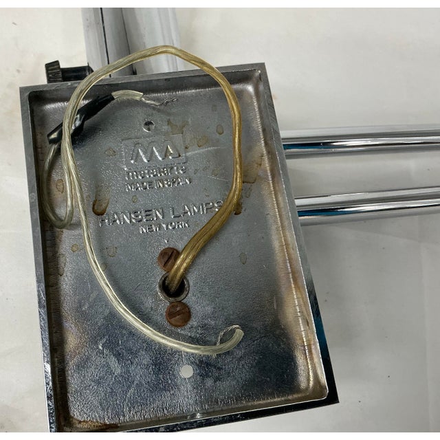 Hansen Polished Chrome Swing Arm Wall Sconce. For Sale - Image 10 of 11