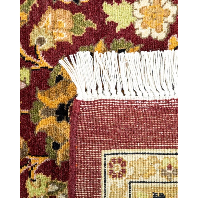 2000 - 2009 Mogul, One-of-a-Kind Hand-Knotted Area Rug in Red, 10' 1" x 13' 9" For Sale - Image 5 of 8