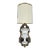 1950s Hollywood Regency Wall Mount Porcelain Urn Lamp Sconce For Sale