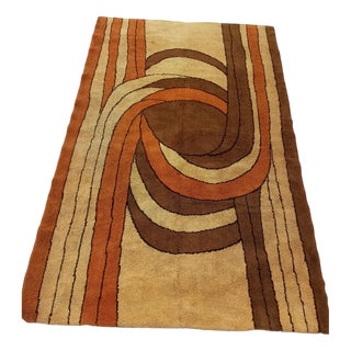 Modern Rug in Wool, 1960s For Sale
