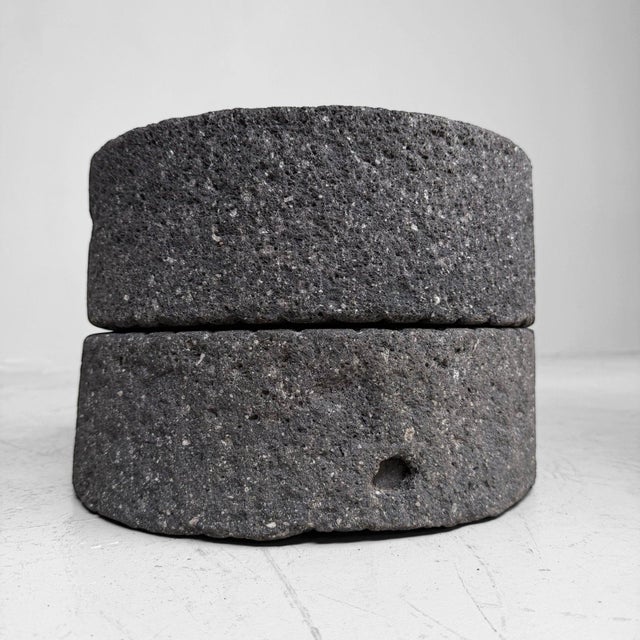 1940s ​Japanese Ishi-Usu Grinding Stones, 1900s-1950s, Set of 2 For Sale - Image 5 of 14