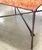 Metal Giovanni Banci for Hermès Hammered Iron & Breccia Rossa Marble Table, Circa 1990 For Sale - Image 7 of 18