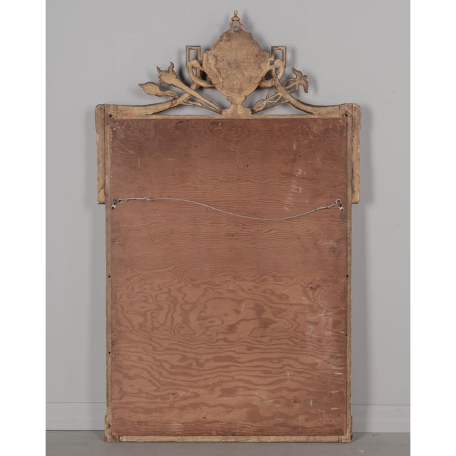 French Louis XVI Style Gilded Mirror For Sale - Image 10 of 10