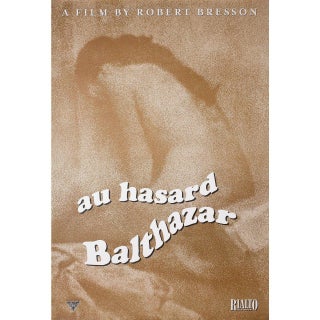 Au Hasard Balthazar R2003 U.S. One Sheet Film Poster For Sale