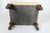Vintage Ivory-Colored Footstool or Ottoman For Sale - Image 11 of 12