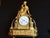 1800 French Artisan Empire Gold Bronze Mantel Clock For Sale - Image 11 of 18