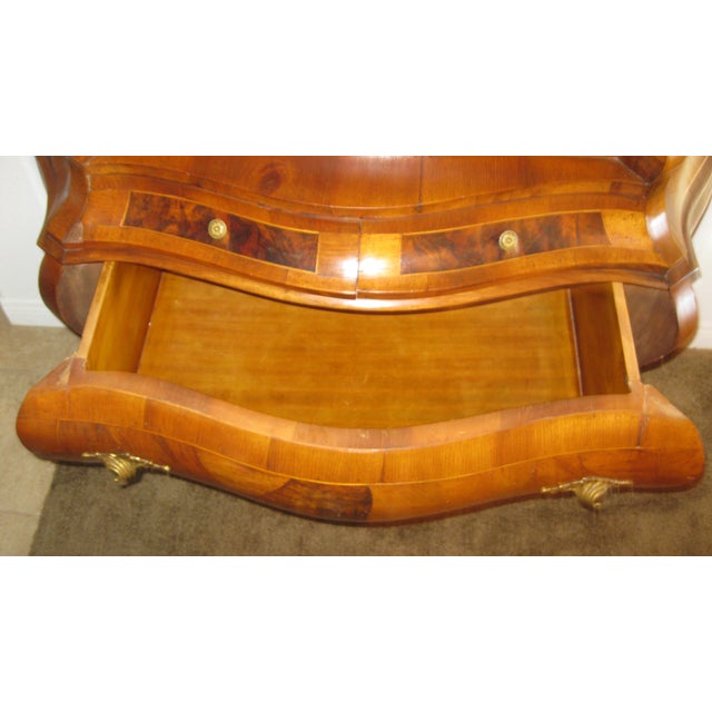 Late 18th Century Antique Italian Rococo Bombe Secretary For Sale - Image 11 of 13